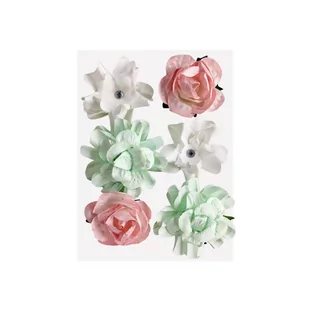 Incood Incood, kwiaty samoprzylepne, 6 sztuk - Scrapbooking - miniaturka - grafika 1