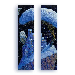 Zakładka kartonowa - Cicha Noc - gadżet - Zakładki do książek - miniaturka - grafika 1