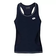 Koszulki i topy damskie - Lotto Damska, Shela IV Tank-Top ciemnoniebieska, biała, XS odzież wierzchnia 56892 - miniaturka - grafika 1