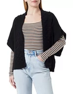 Kurtki damskie - Sisley Kurtka damska S/L Cardigan 107KM600Z, czarna 700, S - miniaturka - grafika 1