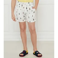 Spodnie i spodenki dla chłopców - Tommy Hilfiger Lniane szorty Regular Fit - miniaturka - grafika 1
