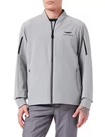 Kurtki męskie - HACKETT LONDON Męska kurtka AMR Prometheus BOMBR, szara (srebrno-szara), XL, Szary (srebrno-szary), XL - miniaturka - grafika 1