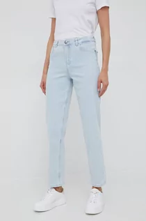 Spodnie damskie - Mos Mosh jeansy damskie high waist - grafika 1