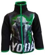 Bluzy dla chłopców - Kurtka Polarowa Bluza Chłopięca Star Wars Yoda 104 - miniaturka - grafika 1