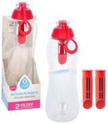 Butelki filtrujące - Butelka Filtrująca Dafi Soft 0,7L + 3 Filtry Czerwona - miniaturka - grafika 1