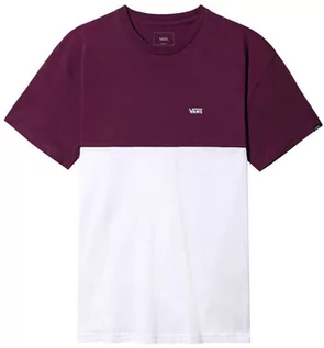 Koszulki dla chłopców - Vans COLORBLOCK WHITE/PORT ROYALE koszulka męska - XL - grafika 1