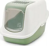 Kuwety dla kotów - Savic SAVIC-TOALETA DLA KOTA NESTOR BOTANICAL GREEN 56x39x38,5cm /4 - miniaturka - grafika 1