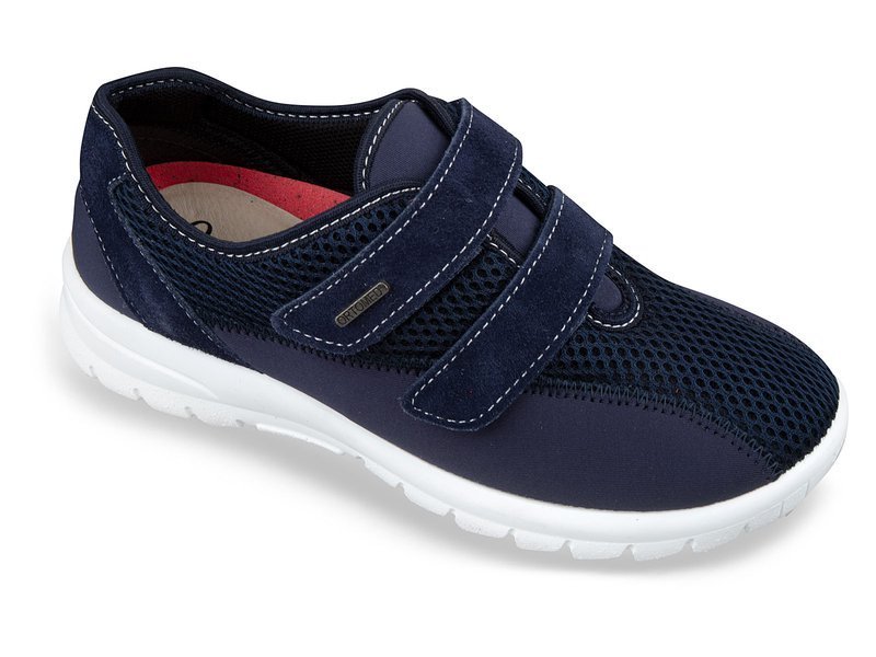 Buty damskie sportowe ortopedyczne na haluksy elastyczne OrtoMed 4009-37