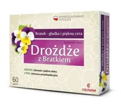 Suplementy naturalne - Zakłady Farmaceutyczne Colfarm S.A. Drożdże z bratkiem 60 tabletek Colfarm - miniaturka - grafika 1