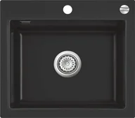 Zlewozmywaki - Teka ZLEWOZMYWAK MERA 57 NIGRA 5057 01 87 - miniaturka - grafika 1
