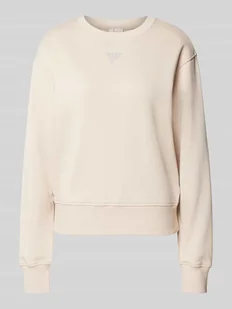 Bluza z obszyciem kamieniami stras model ‘BIG GUESS’ - Bluzy damskie - miniaturka - grafika 1