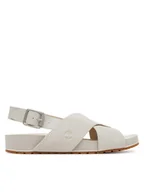Sandały damskie - Timberland Sandały TB0A41PQF481 Écru - miniaturka - grafika 1