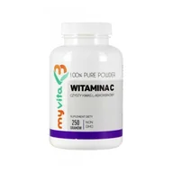 Witaminy i minerały - MyVita Witamina C Lewoskrętna kwas l-askorbinowy proszek 250g - miniaturka - grafika 1