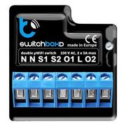 Sterowniki i przekaźniki - BleBox Sterownik urządzeń elektrycznych 2x przekaźnik switchBoxD BleBox 0091 SWITCHBOXD - miniaturka - grafika 1
