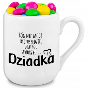 Kubek Coffe Biały BÓG STWORZYŁ DZIADKA Prezent Dla Babci i Dziadka Wzory - Kubki Kubek Coffe Biały BÓG STWORZYŁ DZIADKA Prezent Dla Babci i Dziadka Wzory - Kubki - miniaturka - grafika 1