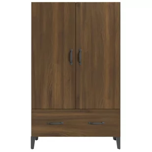 Lumarko Szafka, brązowy dąb, 70x31x115 cm, materiał drewnopochodny - Szafki do salonu - miniaturka - grafika 1