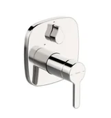 Baterie wannowe i prysznicowe - Hansa Designo - Bateria wannowa podtynkowa z przełącznikiem na 2 wyjścia, chrom 81113593 - miniaturka - grafika 1