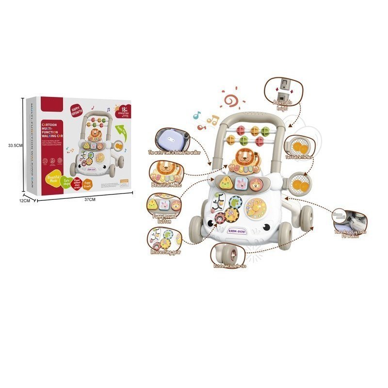 DLA NIEMOWLAT ZABAWKA CHODZIK PCHACZ