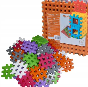 Przestrzenne Wafle Klocki Marioinex 55 Szt, Insta Kolory + 4 Podstawy - Klocki Przestrzenne Wafle Klocki Marioinex 55 Szt, Insta Kolory + 4 Podstawy - Klocki - miniaturka - grafika 1