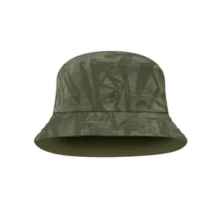 Czapki i chusty sportowe męskie - Kapelusz Buff Adventure Bucket Hat Açai Khaki - grafika 1