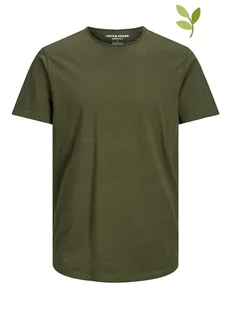 Jack & Jones Koszulka "Basher" w kolorze khaki - Koszulki męskie - miniaturka - grafika 1