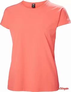 Koszulka damska HELLY HANSEN W THALIA SUMMER TOP Peach - Koszulki i topy damskie - miniaturka - grafika 1