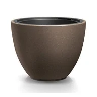 Donice - Doniczka Heos Eco Wood-kawa-FSC mix credit-DNV-COC - miniaturka - grafika 1