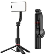 Selfie stick - Uchwyt, Kijek, Statyw, Stojak Selfie Stick L20 Tripod Z Funkcją Statywu I Pilotem Kompatybilny Z Magsafe Czarny - miniaturka - grafika 1