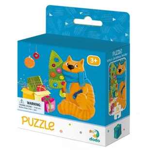 Dodo Puzzle 16 Kocie Boże Narodzenie DOP300264 - - Puzzle - miniaturka - grafika 1