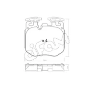 Klocki hamulcowe - Klocki hamulcowe - komplet CIFAM 822-1147-0 - miniaturka - grafika 1
