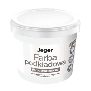 Farba podkładowa pod ciemne kolory 10 l Jeger - Grunty do ścian - miniaturka - grafika 1