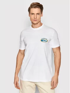 Koszulki i topy damskie - Quiksilver T-Shirt Temper Trap EQYZT06658 Biały Regular Fit - grafika 1