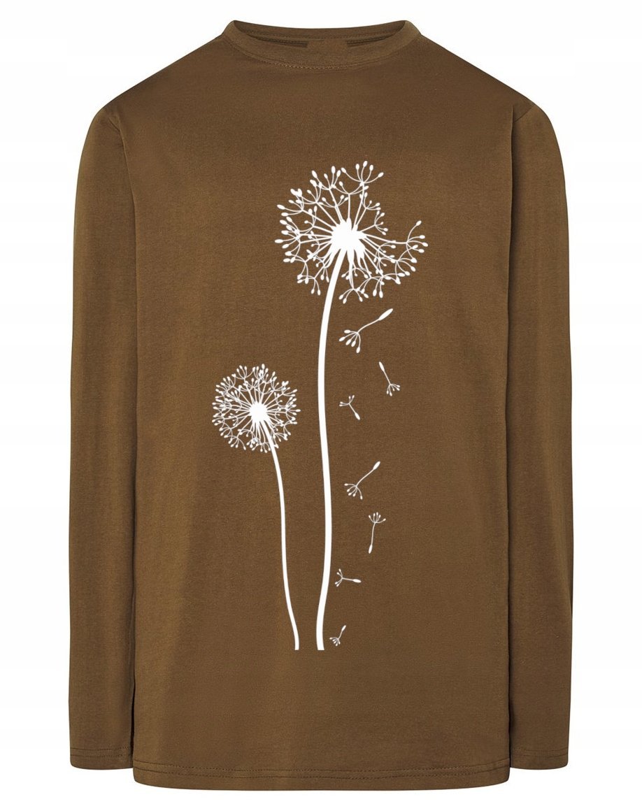 Longsleeve męski nadruk Dmuchawiec Dmuchawce r.3XL