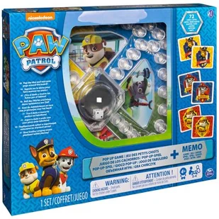 Spin Psi Patrol Memory Popup - Gry planszowe - miniaturka - grafika 1
