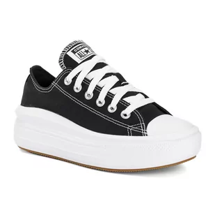 Trampki damskie Converse Chuck Taylor All Star Move Canvas Platform Ox black/white/white 36.5 EU - Trampki damskie - miniaturka - grafika 1