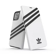 Etui i futerały do telefonów - Adidas OR Booklet Case PU iPhone 12 Pro biało czarny/white black - miniaturka - grafika 1