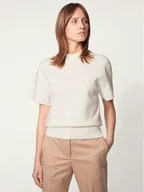 Swetry damskie - Boss Sweter Felouise 50430405 Beżowy Regular Fit - miniaturka - grafika 1