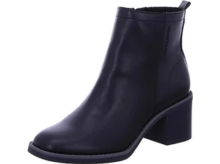 TOM TAILOR Damskie botki 6390840001, czarne, 39 EU, czarny, 39 EU - Botki damskie - miniaturka - grafika 1