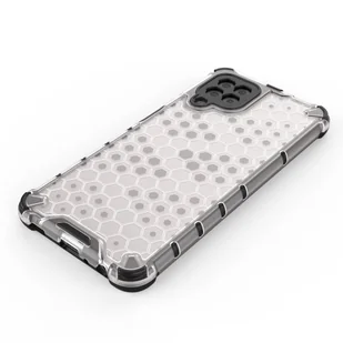 Honeycomb etui pancerny pokrowiec z żelową ramką Samsung Galaxy A22 4G zielony - Etui i futerały do telefonów - miniaturka - grafika 5