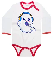 Body dla niemowląt - Body dziecięce Duszek Słuchawki Lizak Dzień Duszka Halloween 62/68 - miniaturka - grafika 1