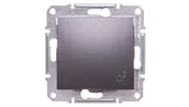 Wyłączniki światła i elektryczne - Schneider Sedna przycisk "dzwonek" podtynkowy pojedynczy bez ramki grafitowy SDN0800170 - miniaturka - grafika 1