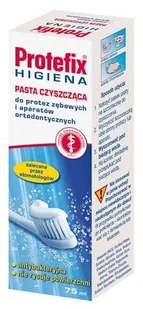 Queisser Pharma Protefix HIGIENA pasta czyszcząca do protez - Higiena protez i aparatów ortodontycznych - miniaturka - grafika 1
