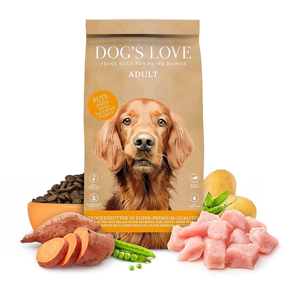 Dog´s Love Adult, indyk - 12 kg