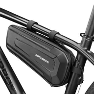 Sakwy rowerowe - Twarda torba rowerowa wodoodporna mocowana pod ramę 1.5L czarna ROCKBROS - miniaturka - grafika 1