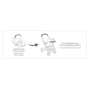 Lumarko Wózek Dla Lalek Maxi Cosi Quinny 3w1 Wózek Głęboki Gondola Spacerówka! - Wózki dla lalek - miniaturka - grafika 7
