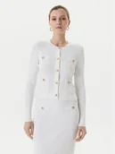 Swetry damskie - Guess Kardigan W5YR09 Z0130 Biały Regular Fit - miniaturka - grafika 1