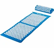 Akcesoria medycyny naturalnej - MOVIT Mata akupresurowa z poduszką MOVIT 130x50 cm- jasnoniebieska - miniaturka - grafika 1