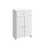 Szafki łazienkowe - Szafka stojąca VENUS B50 DSM 2D1S bez cokołu biała - miniaturka - grafika 1