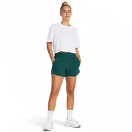 Spodnie sportowe damskie - Damskie spodenki treningowe Under Armour Flex Woven Short 3in - zielone - UNDER ARMOUR - miniaturka - grafika 1