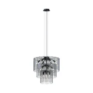 Lampy sufitowe - Okazała lampa wisząca do stylowego salonu MD3523-14L-EBCN z serii NIRA  - miniaturka - grafika 1